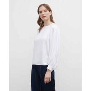 New Club Monaco Shirred Sleeve Top‎